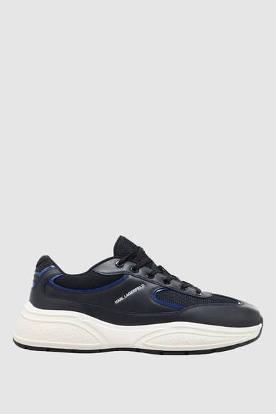 ΠΑΠΟΥΤΣΙΑ KARL LAGERFELD - 4AA NAVY LEATHER & TEXTILE